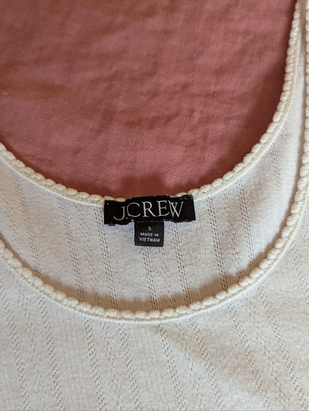J. Crew Pointelle Cotton PJ Tank and Shorts Set - Picture 2 of 4